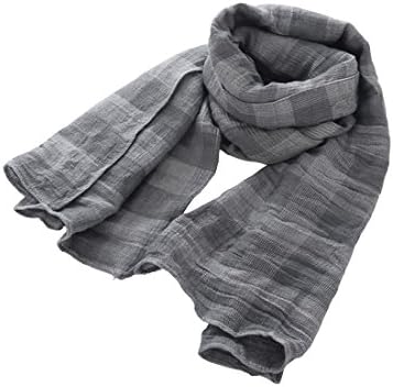 New Autumn And Winter Multi-colored Checked Children Silk Scarf，Stripe scarves (One Size, Gray)