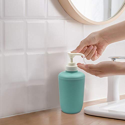 Bathroom Accessories Set, 4 Pcs Plastic Bathroom Set Toothbrush Holder, Toothbrush Cup,  Pump Bottles(10 Ounce, 300 Milliliter) - Thumbnail 2