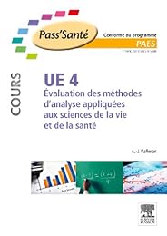 UE4 Évaluation des méthodes d'analyse appliquées aux sciences de la vie et de la santé