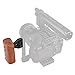 CAMVATE DSLR Wood Wooden Handle Grip Mount Support for DV Video Cage Rig (Left Hand) - 1242
