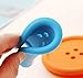 4pcs Cute Colorful Silicone Button Coaster Cup Mat Drink Placemat+Free Top-ishop Cable tie