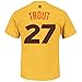 Mike Trout Los Angeles Angels of Anaheim Majestic 2016 MLB All-Star Game Name & Number Men's T-Shirt - Yellow