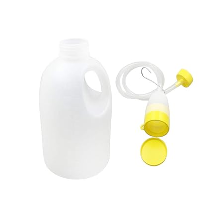 Healifty Männlichen Urinal Flasche mit Deckel Tragbare Reise Urinal Mobile Toilette für Behinderte ältere Auto Outdoor Reise 