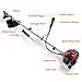 COOCHEER 42.7CC 2-Cycle Gas Straight Shaft String Trimmer and Brush Cutter with Detachable Head for Trimming Weed, Brush Cutting, 2-in-1 Weed Trimmer, US in Stock