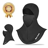 Windproof Balaclava Ski Mask, Full Face Mask Cap Men Women, Wind-Resistant Hat Warm, Winter Thermal Fleece Face Head Hood, Fit Helmet Hat Skiing, Cycling, Motorcycle, Outdoor Sports - Adult Universal