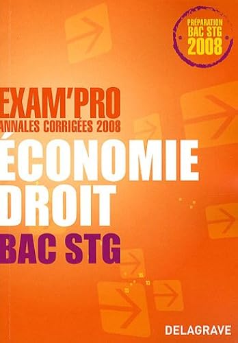 Download Economie Droit Bac STG : Annales corrigées PDF