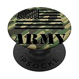 Army Camo Subdued American Flag Popsocket - Army