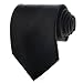 Solid Black 3.875 Inch Men's Necktie