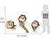 ZRSE 3D Removable Cartoon Animal Cats Large Wall Stickers | Easy to Peel Easy to Stick Safe on Painted Walls | Cute Catty Decor Posters for Nursery Room, Toilet, Kitchen, Offices etc. (15.7 X 28.7 IN)