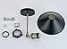 Industrial Wall Sconce, Adjustable Vintage Edison Simplicity Wall Lamp, Loft Style Swing Arm Light Fixtures with Black Metal Shade for Bathroom, Cafe and Club, (NO Plug-in)