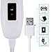 PATPET Pet Grooming Clippers,Rechargeable LiFePO4 Battery USB Cordless Dog Grooming Kit,Low Noise Electric Hair Trimming Clippers Set for Small Medium Large Dogs Animals (White)