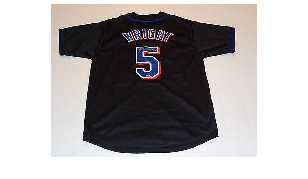 david wright signed jersey