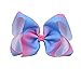 20PCS 6Inch Large Big Hair Bows Grosgrain Ribbon Rainbow Bow Alligator Hair Clips Hair Accessories For Baby Girls Toddlers Kids Teens