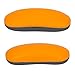 OptiPlix Kids Eyeglass Case, Childrens Bright Noen Color Protective Hard Sunglasses & Glasses Holder -Orange