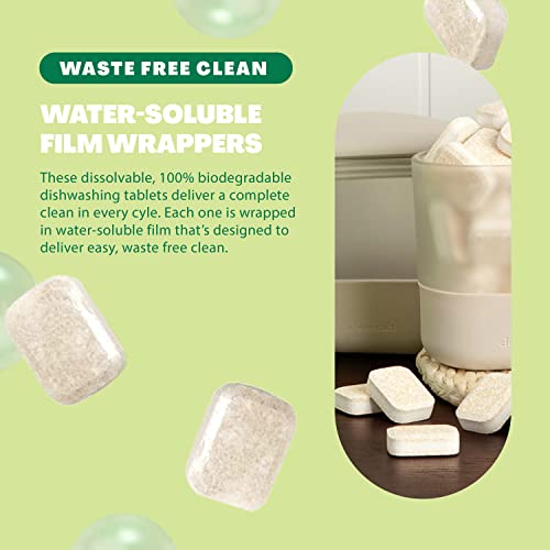 Cleancult Dishwasher Pods, Lemongrass, 32 Pods 100 Dissolvable