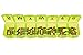 Large 7 Day Pill Box - Weekly Pill Organizer -Pill Storage- Vitamins- Medications- Supplements - Fish Oil ∣ Pill Case - Dispenser - Holder -Translucent Lime Color ∣Pill Organizer by Survive! Vitamins