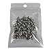 RUBYCA 12MM 100 Sets Metal Tree Spikes and Studs Metallic Screw-Back for DIY Leather-Craft Silver Color