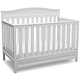Delta Children Emery 4-in-1 Convertible Baby Crib, White
