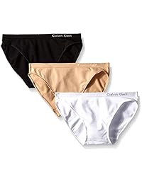 Calvin Klein Womens Seamless Contrast recortar Bikini Panty