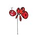 In the Breeze 2802 — Baby Ladybug Ground Spinner — Small Wind Spinner for Gardens, Planters, Flower Pots, Yards