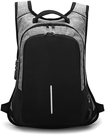 SEADEAR Men's And Women's Large Capacity Outdoor Climbing Bag New Password Lock Anti-theft Package Water Resistant Travel Laptop Computer Backpack With USB Charging Port
