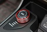 Moonet Interior Device Driver Switch Knob Decorative Cover Trim for 2014-2016 Jeep Cherokee Red