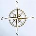 Custom Vinyl Compass Rose Decal - Bumper Sticker, for Laptops or Car Windows - Orienteering, Sailing, Hiking Transfer