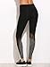SweatyRocks Women's Stretchy Skinny Sheer Mesh Insert Workout Leggings Yoga Tights, Black, L