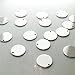 10 Pieces - 16K Silver Plated Coin Disc Charm Round Stamping Blank Tag Metal Jewelry Making Supply Blank Initial Charm Holiday Gift .5