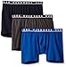 Hugo Boss BOSS Men's 3-Pack Cotton Boxer Brief, True Blue/Sky Captain/Forged Iron, X-Large