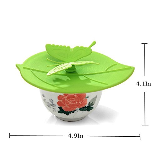 image for Teabloom Butterfly Cup Lids - Anti-dust Airtight Seal - CLEARANCE SALE