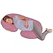Leachco Snoogle Original Maternity/Pregnancy Total Body Pillow, Mauve Large