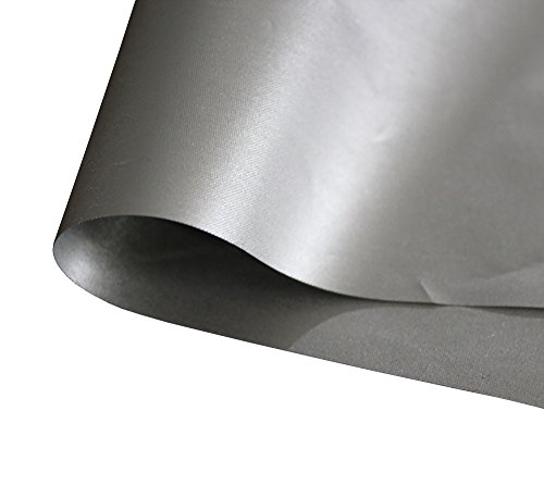 Focux Shade Cloth Fabric Silver and Silver 100% Blackout UV Protect Shading Light Waterproof Sunshade Cloth Light Weight (4 Yards) - Thumbnail 5