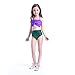 Newland Girl's Kids 2 Piece Mermaid Swimwear Swimsuit Bikini Bathing Suit