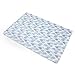 Baby Trend Aqua/Grey/White Drip Drop Play Yard Sheet