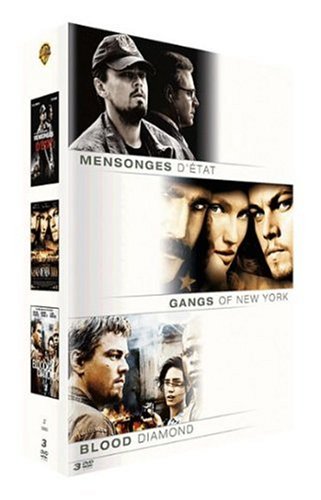 Coffret Leonardo Di Caprio - Mensonges D'état + Gangs Of New York + Blood Diamond - Pack