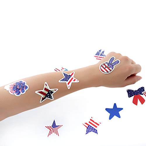 4 Decorations+Stickers+Independence+Patriotic+Waterproof