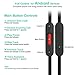 LASMEX Headphone Aux Cablewith Mic and Remote Compatible with Bose QuietComfort QC35ii QC35 OE2 OE2i AE2 Soundlink Soundtrue, Audio-Technica, Android Devices and More (for Androids, 1-Pack, Black)