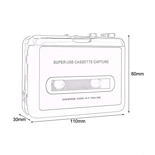 1 Cassette+Player+Cassette+Converter+Compatible+Cassettes