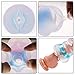 Male Masturbator Crystal Pocket Pussy Male Sex Toys Realistic Textured Vagina Masturbation for Man Free Your Hands 3D Masturbators with 2 Cock Rings