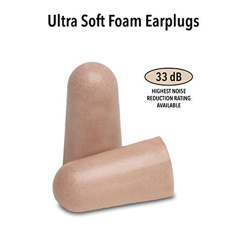 Mack's Ultra Soft Foam Earplugs, 30 Pair 33dB Highest NRR, Comfortable Ear Plugs for Sleeping