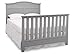Serta Barrett 4-in-1 Convertible Baby Crib, Grey