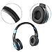 OUCOMI Kids On Ear Headphones with Microphone Blue