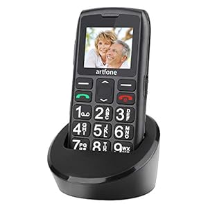 artfone Big Button Mobile Phone for Elderly, C1 Senior Mobile Phone With SOS Button | Talking Number | 1400mAh Battery…