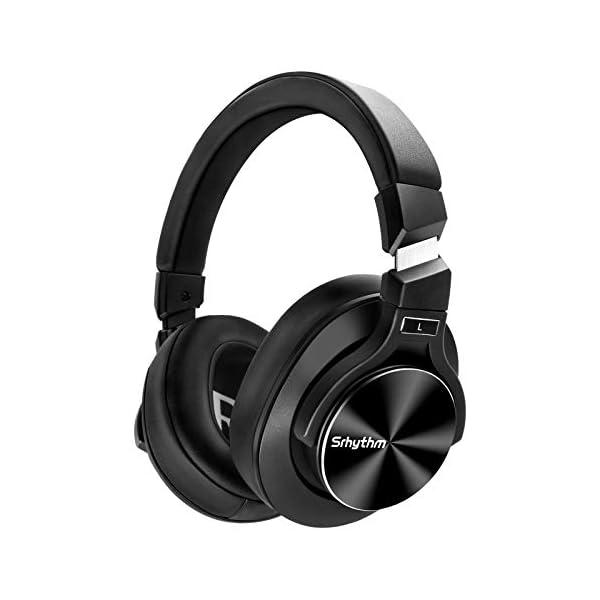 Srhythm NC75 Pro Active Noise Cancelling Headphones Bluetooth 5.0,Over-Ear Headset with Build-in Microphone,Hi-Fi,40…