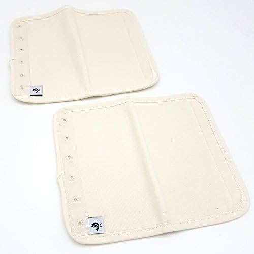 POGNAE Organic Cotton Drool Pad, Teething Pad (White) by Pognae