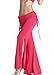 ZLTdream Women's Belly Dance Slit Pants Milk Silk