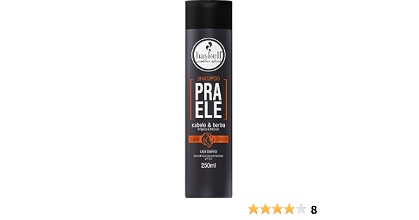 Shampoo Cabelo e Barba pra Ele 250 ml, Haskell | Amazon  (7898610372432)