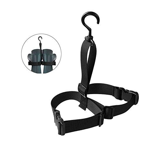 QVQQ Fishing Wader Boot Hanger Adjustable Strap Belt Hanger for Drying Fishing Waders & Hunting Boots Rack Storage - No Wader Boots