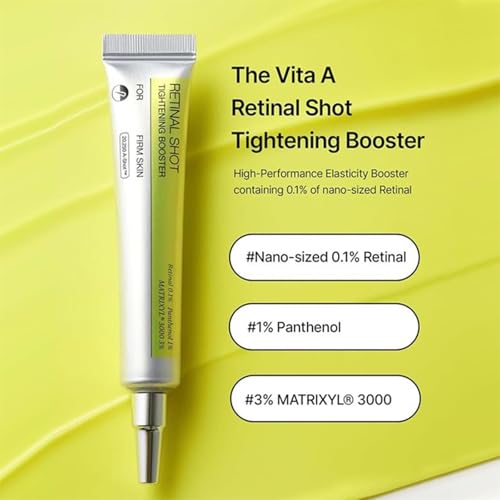 LBOYLOVE® New The Vita A Retinal Shot Tightening Booster | with Liposomized Retinal, Matryxyl, Pore Minimizer, Wrinkles & Fine Lines, Firmer Skin, 15ml